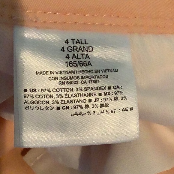 Old Navy Peach Shorts Size 4 Tall (Preowned) - Picture 6 of 6